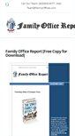 Mobile Screenshot of familyofficereport.com